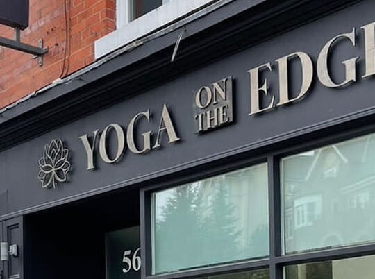 Yoga on the Edge - yoga studio exterior