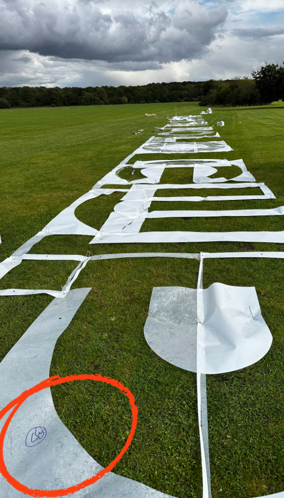 Positioning the stencil